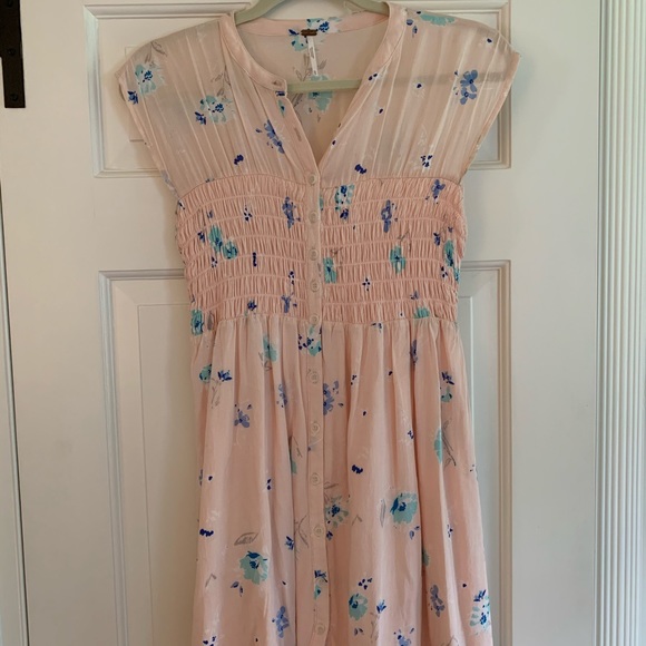 Free People smocked floral dress - Picture 1 of 4